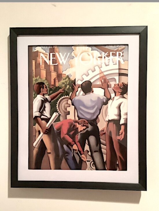 The New Yorker  magazine:  June 7, 2021,  "Works in Progress",  by Kenton Nelson - Picture 1 of 2
